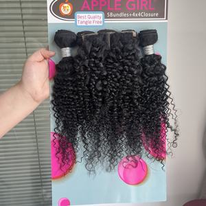 Lots de <span class=keywords><strong>cheveux</strong></span> brésiliens en gros avec fermeture, ensemble de <span class=keywords><strong>cheveux</strong></span> pas cher, fermeture en dentelle 4x4 avec 5 lots d'extensions de <span class=keywords><strong>cheveux</strong></span> humains - Product Image 4