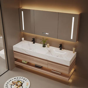 ארונות אמבטיה סיטונאיים עם כיור רחצה, רהיטי אמבטיה מעץ יוקרתיים, ארון אמבטיה מעץ, מבצע חם 2026 - Product Image 6