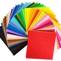 Feutre doux tissu Non-tissé feutre tissu feuille bricolage couture poupées artisanat matériel 1mm 2mm 3mm 4mm feuille de feutre