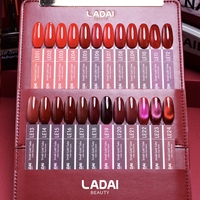 ZRKGEL Ladai – Kit de vernis gel Ankara Rouge (24 pièces) sans TPO ni HEMA, professionnel, UV/LED, à retirer par trempage, pour la vente en gros