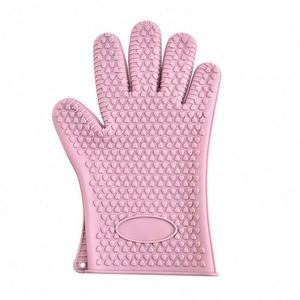 Guantes para Barbacoa Antideslizantes Resistentes al Calor, Guantes de Silicona para Cocinar y Asar - Product Image 3