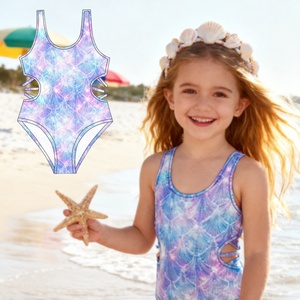 Maillots <span class=keywords><strong>de</strong></span> <span class=keywords><strong>bain</strong></span> une pièce sans manches pour filles, multicolores, pour enfants <span class=keywords><strong>de</strong></span> 2 à 10 <span class=keywords><strong>ans</strong></span>, sport, été, taille basse, plage - Product Image 1