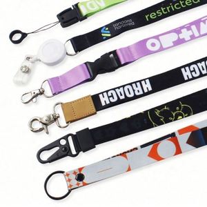 Custom Manufacturer-Printed Polyester Neck ID Holder Card Lanyard Offset & Silk Screen Printing for Teachers - Product Image 5