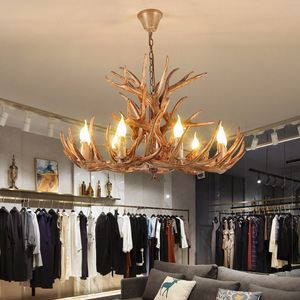 Lustre moderne en fer forgé avec pampilles en résine, suspension réglable en métal pour la maison, le hall d'hôtel, le <span class=keywords><strong>restaurant</strong></span>, blanc chaud - Product Image 4