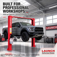 Profesyonel LAUNCH TLT235SC 220v 3500kg Çift Hidrolik Silindirli Şeffaf Zemin Tasarımlı Oto Tamir Atölyesi için 2 Kolon Araç Lifti