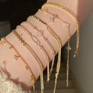 Pulsera de oro para mujer joyería pulseras de plata 925 al por mayor China venta al por mayor 925 conjunto de joyas de plata - Product Image 1