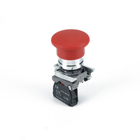 Control Remoto Industrial de Botón Pulsador de Acero Inoxidable IP65 10A 1NO para Grúas y Electrodomésticos, para un Funcionamiento Confiable