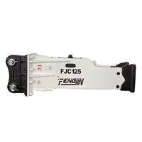 Ciseaux hydrauliques haute performance 125 avec composants PLC essentiels pour excavatrices de 15-18 tonnes, machinerie de construction, neufs