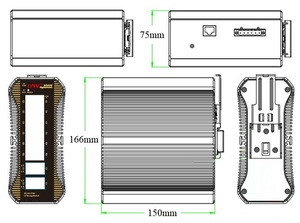 Switch PoE Industrial Administrado de 16 Puertos con Uplink 10G, IA Inteligente, para Exteriores y Hogar, NVR GWS-IPS38168PFM - Product Image 4