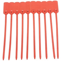 Sceaux de sécurité numérotés en plastique PP avec insert en acier inoxydable et mécanisme de serrage pour conteneurs avec logo