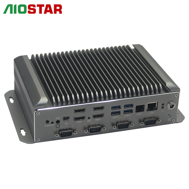 Intel Core I5-1240P Industrial PC Fanless Mini Computer 4 for Dual LAN 6 COM 8 USB