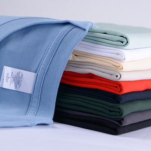 T-shirt Homme Vierge en Coton de Qualité Personnalisable, Coupe Ample et Épaules Tombantes, Taille Oversize – Vente en Gros - Product Image 1