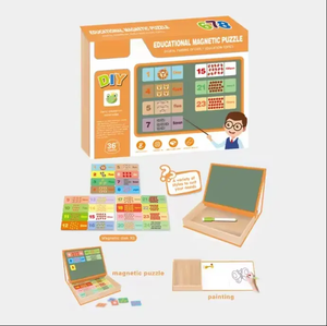 Di alta qualità parola digitale abbinamento tema educativo <span class=keywords><strong>Puzzle</strong></span> giocattolo giocattolo magnetico per bambini <span class=keywords><strong>Puzzle</strong></span> creativo - Product Image 3