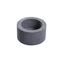 Disque de meulage en céramique de type coupelle à performance stable, carbure de silicium, oxyde d'aluminium, pour finition des métaux