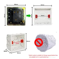 Applique murale vintage en laiton avec panneau en acier inoxydable, prise USB-C universelle EU/FR, interrupteur 1 à 4 gangs 2 voies, IP20 16A/250V