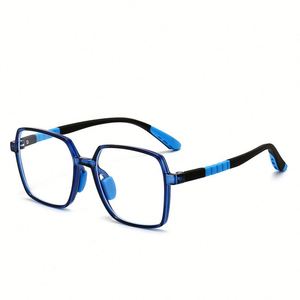 Gafas de Computadora Cuadradas TR90 para Niños y Niñas, con Logotipo Personalizado, Moda 2025, Montura Óptica con Protección Anti Luz Azul - Product Image 5