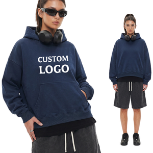 Sweat à capuche oversize personnalisé OEM pour femme, style streetwear, en molleton épais 100 % coton, modèle TKAN9036 - Product Image 1