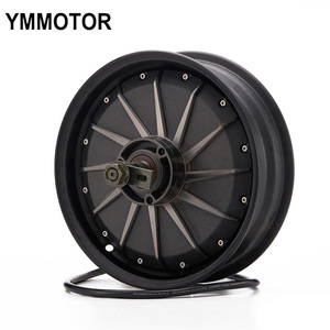 Hot Sale 12Inch High Power 72V 4000W Magnet Brushless Hub Motor <b>Kits</b> IP67 Waterproof for Scooter Motorcycle YM-HY-124000 Super P - Product Image 1
