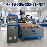 Routeur CNC 1325 3D pour la sculpture sur bois, machine de gravure CNC à haute rentabilité, équipement pour panneaux à base de bois à vendre