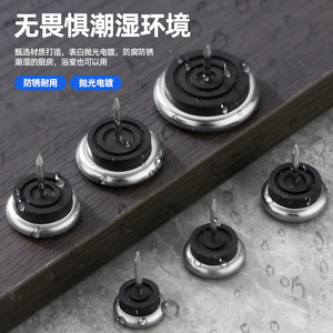Patas Metálicas para Muebles, Antideslizantes, Ajustables, con Absorción de Impactos, Duraderas y Resistentes, para Base de Sofá, Mesa o Silla - Product Image 2