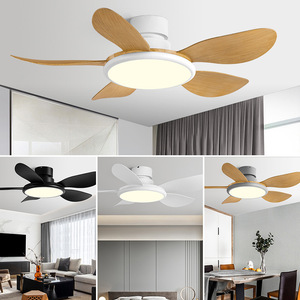 Ceiling Fan Light With Led Integrated Fan For Living Room Bedroom 50000 Hours Lifespan 15-30 Sqm Coverage - Product Image 1