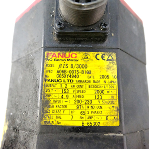 Motor Original FANUC A06B-0075-B103 para Máquina Herramienta, Equipo de Automatización Industrial de Alta Gama - Product Image 2