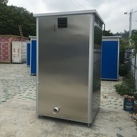 Toilettes portables de conception moderne, préfabriquées, pour chantier, parc mobile, extérieur, public, installation facile, 1 an
