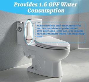 Kit de remplacement de valve de chasse d'eau pour toilettes deux pièces, compatible avec Mansfield 211-1112, type tour de 2 pouces, pièces de réparation WC - Product Image 2