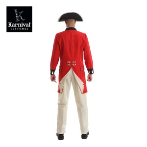 Costume da Reale Britannico per Adulti, Uniforme della Guerra Rivoluzionaria, Abbigliamento per Carnevale e Halloween, Costume Coloniale per Cosplay e Spettacoli - Product Image 6
