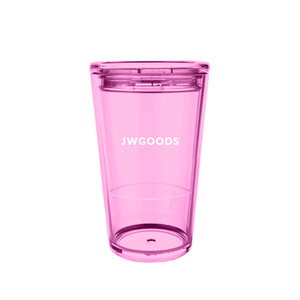 Clear Unisex Party Tumbler <b>Cup</b> 17oz 500ml Made of Durable PP Plastic As a <b>Reusable</b> Coffee Drink Container for Events - Product Image 5