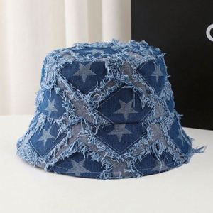 Chapeau Bob Unisexe Vintage en Jean Vieilli Style Classique de Créateur, Broderie 3D Quotidienne, Protection Solaire en Toile – Vente en Gros - Product Image 3