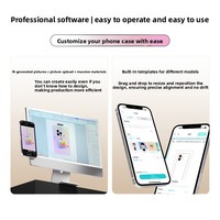 Nouvelle presse à chaud électrique 220V compacte pour coques de téléphone 3D LeLiKe, imprimante à plat pour autocollants personnalisés DIY HTVRONT