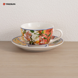 Juego de Vajilla de Porcelana Fina con Diseño Floral de 16/18/24/30 Piezas para Fiestas y Bodas, Platos y Tazones - Product Image 3