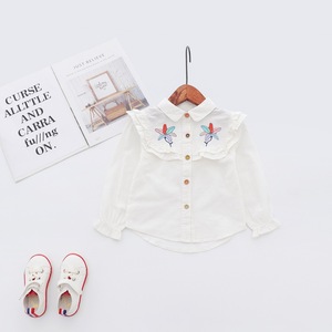 Ropa de Bebé de Algodón, Camisas a Rayas Bordadas, Vestido de Niña con Lazo, Mercado de Ropa al por Mayor de China - Product Image 2