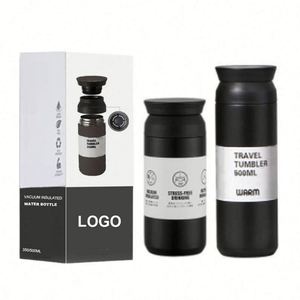 Mug isotherme à double paroi en acier inoxydable réutilisable et écologique, tasse thermique 350 ml 500 ml, mug à café avec poignée - Product Image 3