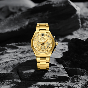 Reloj de Cuarzo NAVIFORCE NF8051S, Cronógrafo, Nuevo Lanzamiento, Correa de Acero, Multifunción, Resistente al Agua, Luminoso, para Hombre - Product Image 3