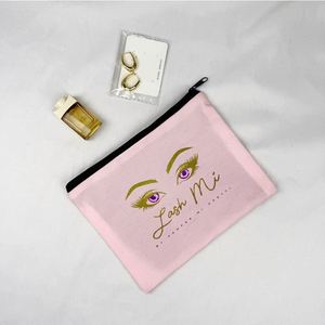 Hot Sale Custom Logo Craft Bag Canvas Pencil <b>Case</b> Makeup Cosmetic Canvas Pencil Pouch Multi Purpose <b>Travel</b> Toiletry Bag Zipper - Product Image 3