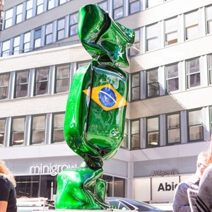 Lớn Đầy Màu Sắc Lollipop Kẹo Crane Giáng Sinh Trang Trí Nội Thất Thủ Công Mỹ Nghệ Trung Tâm Mua Sắm Cửa Sổ Hiển Thị Nhựa Sợi Thủy Tinh Điêu Khắc - Product Image 5