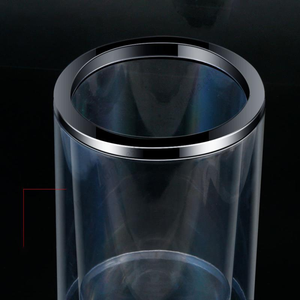 Seau à glace en plastique double paroi pour champagne et vin, modèle SYH463, personnalisable avec logo, vente en gros - Product Image 3