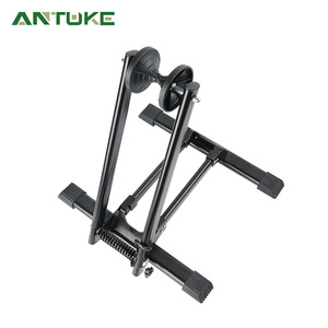 Support de stationnement pliable pour vélo, en acier, portable, support de réparation pour accessoires de cyclisme, présentoir - Product Image 2