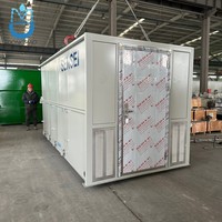 Station d'épuration intégrée conteneurisée écologique pour eaux usées, système d'eau grise, équipement de traitement des eaux paysagères