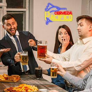Letrero Luminoso LED de Neón Pacific Beer para Interiores, Decoración de Pared para Bares, Pubs y Restaurantes, Luz Indicadora de Entrada, 5V 12V - Product Image 5