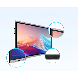 จอแสดงผลแบบอินเทอร์แอคทีฟ Hiseeview ขนาด 65 นิ้ว LED  กระดานอัจฉริยะคุ้มค่าสำหรับโรงเรียน ความละเอียด 4K  หน้าจอสัมผัส  ไวท์บอร์ดเพื่อการศึกษาพร้อมติดตั้งล่วงหน้า - Product Image 2