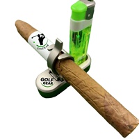 Cortador de Cigarros para Carro de Golf con Logotipo Personalizado, Combo de Porta Cigarros, Fundición a Presión, Impresión, Venta al por Mayor Directa de Fábrica, Alta Calidad, al por Mayor