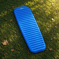 Matelas de camping auto-gonflant en mousse TPU portable, forme momie, pour 1-2 personnes, idéal pour la randonnée et l'escalade