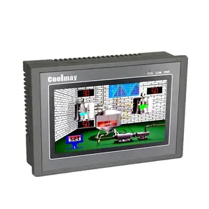 Coolmay 7inch HMI/PLC All In 1 NTC10K/NTC50K/NTC100K Temperature Controller EX3G-70KH-44MT