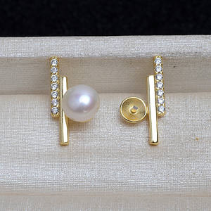 Wenchi S925 Plata Bandeja para Perlas 9.7 Mabe 13.3 Accesorios para Pendientes DIY Pendientes de Girasol Joyería de Plata Vacía China 16265 - Product Image 2