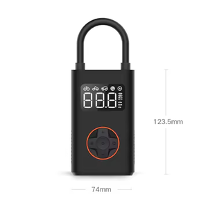 เครื่องอัดอากาศ12V ไร้สายชาร์จได้ปั๊มลมแบบพกพาปั๊มลมสำหรับรถยนต์รถจักรยาน<span class=keywords><strong>ลูก</strong></span>บอลดิจิตอล - Product Image 6