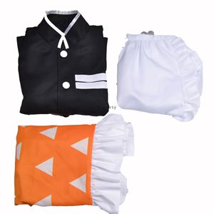 Envío Directo, Disfraz de <span class=keywords><strong>Cosplay</strong></span> de Agatsuma <span class=keywords><strong>Zenitsu</strong></span> de la Temporada 2 de Anime, Vestido de Sirvienta, Trajes para Halloween, Carnaval, Fiesta Ecológica - Product Image 2