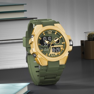 Montre sport SMAEL 8103 Chrono analogique-numérique étanche avec alarme lumineuse et chronomètre pour plongeurs, boîtier en alliage - Product Image 2